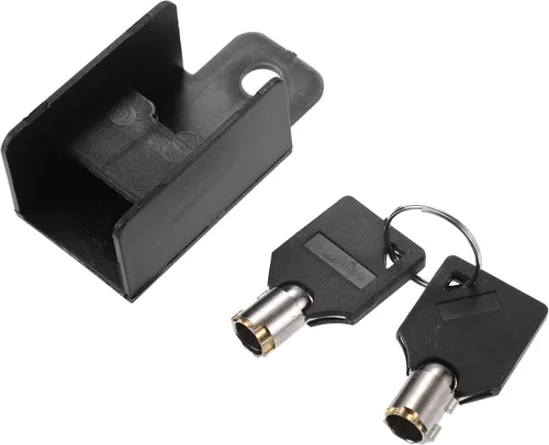 Miniatura 5 de X AUTOHAUX 1 Unidades Motocicleta antirrobo de alambre de acero bloqueo disco freno rueda bloqueo conjunto scooter eléctrico accesorio negro