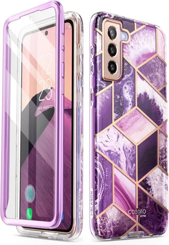 Miniatura 9 de i-Blason Cosmo Series - Funda para Samsung Galaxy S21 FE 5G (versión 2022), funda protectora delgada y elegante con protector de pantalla integrado