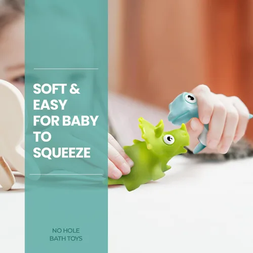 Miniatura 4 de Hely Cancy Juguetes de baño para bebés de 18 meses, juguetes de bañera de animales sin agujeros, juguetes de bañera para bebés