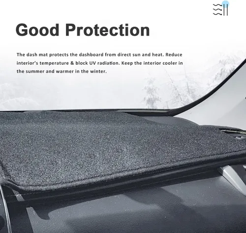 Miniatura 4 de auovo Cubierta de salpicadero compatible con Toyota Camry 2012-2017, accesorios protector de sombrilla antideslizante cubierta de alfombra