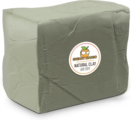 Arcilla natural seca al aire de 10 libras, ideal para moldear y esculpir, ideal para adultos de todos los niveles de habilidad, perfecta para artes