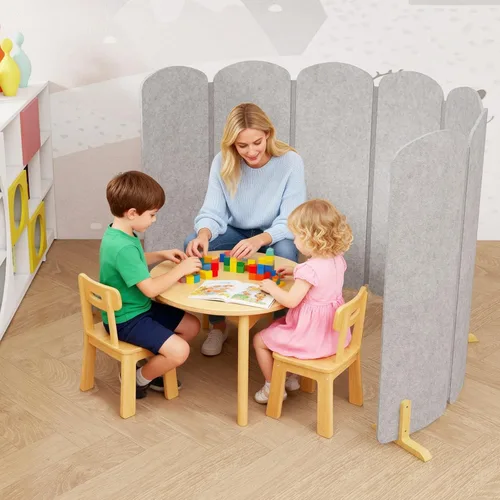 Divisor de habitación plegable para niños, partición independiente para aula, pantalla de juegos para niños, separador de sala de juegos para niños,