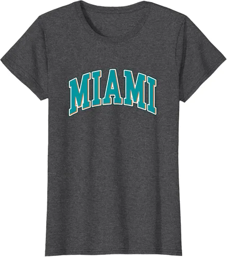 Miniatura 4 de Miami - Hometown Pride - Diseño retro - Camiseta clásica