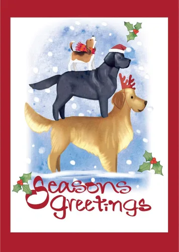 Miniatura 4 de Performing Arts Peace On Earth - Juego de tarjetas de Navidad en caja, paquete de 18 tarjetas de felicitación religiosas basadas en la fe de Perro