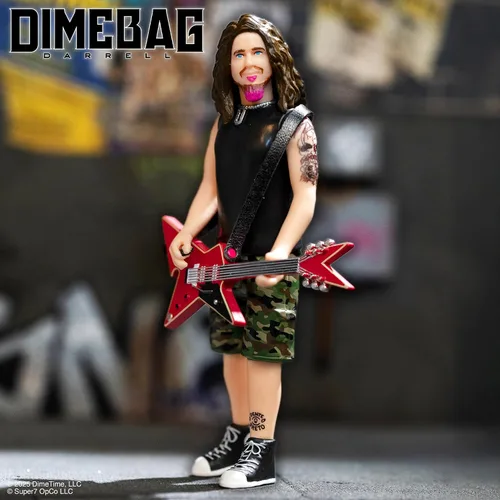 Miniatura 4 de Super7 Dimebag Darrell Figuras de Reacción Ola 01 - Dimebag Darrell (Culprit) Figura de Acción