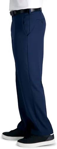 Miniatura 3 de Haggar Cool 18 Pro - Pantalones de corte clásico para hombre con parte delantera plana en tallas regulares y para hombres grandes y altos