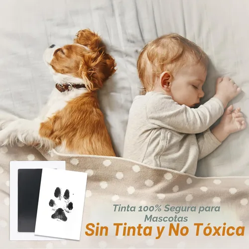 Miniatura 3 de DeerZone Kit de impresión de huellas sin tinta, kit de impresión de huellas de perro, kit de impresión de nariz de perro, almohadillas de tinta