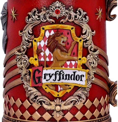 Miniatura 5 de Nemesis Now Harry Potter Gryffindor Hogwarts House - Jarra coleccionable, 1 unidad (paquete de 1), oro rojo, 22.0 fl oz
