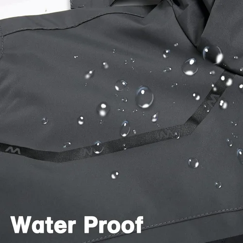 Miniatura 5 de GIISAM Chaqueta impermeable y a prueba de viento para hombre, ligera, con capucha, chaqueta deportiva de montaña para hombre, cortavientos