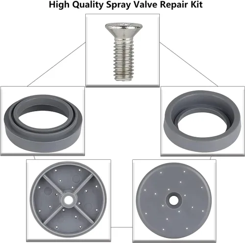Miniatura 6 de Kit de reparación de pulverizador de preenjuague para la mayoría de 1.42 GPM, kit de reparación de rociadores de repuesto para grifo de fregadero
