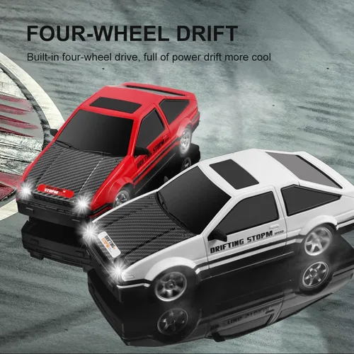 Miniatura 2 de GoolRC Coche de deriva a control remoto a escala 1:16, autos RC 4WD, autos de carreras RC de alta velocidad de 30 KM/H con luces LED, neumático a
