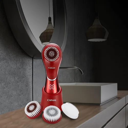 Miniatura 7 de Cepillo de limpieza facial, limpiador facial eléctrico, cepillo de limpieza facial recargable IPX-7 impermeable giratorio para exfoliación, masaje