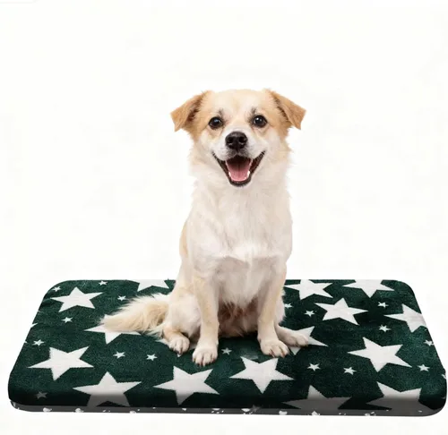 Miniatura 16 de Cama para Perros Lavable de Felpa Ortopédica para Exteriores, Alfombrilla para Jaula con Fondo Antideslizante, Almohadilla Suave de Lujo