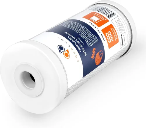 Miniatura 7 de Aquaboon Big Blue Micron 5 cartuchos de carbono de cáscara de coco para filtro de agua de 10 pulgadas x 4 1/2 pulgadas