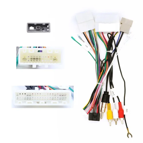 Arnés de cableado de radio estéreo de coche de 16 pines con caja Canbus para Nissan X-Trail Teana Navara Qashqai Sentra con amplificador Bose y