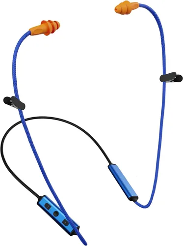 Auriculares Bluetooth con banda para el cuello, auriculares inalámbricos de trabajo con reducción de ruido con batería de 20 horas, auriculares