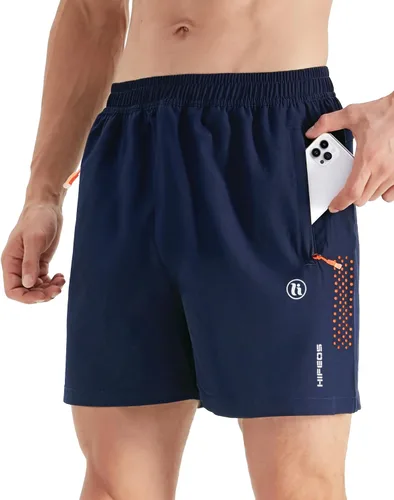 Pantalones cortos deportivos para hombre, pantalones cortos de entrenamiento para correr, tenis, gimnasio, 5, 7, 9 pulgadas, cómodos, ligeros, 3