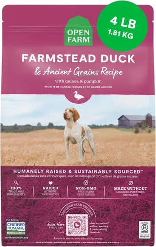 Miniatura 29 de Open Farm, Alimento seco para perros con granos ancestrales, rico en proteínas y nutrientes, 90% de proteína animal mezclada con frutas, verduras