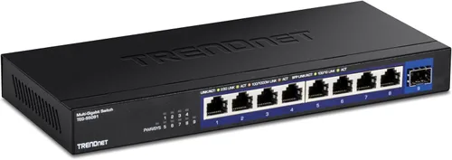 Miniatura 19 de TRENDnet Interruptor para juegos multiGigabit de 8 puertos y 2.5 Gb, TEG-S380, 8 puertos 2.5GBASE-T, capacidad de conmutación de 25 Gbps, divisor