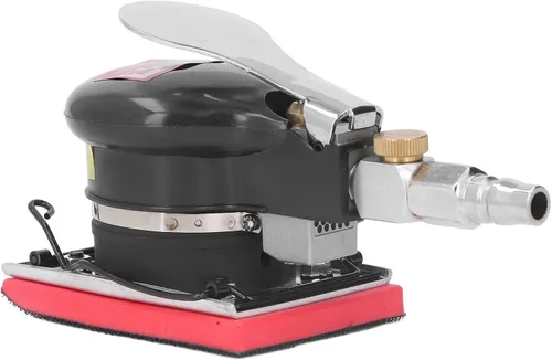 Lijadora orbital neumática Herramienta de lijadora de aire de 1/4 pulgadas 10000RPM Mini máquina pulidora para compuestos de madera Herramienta de
