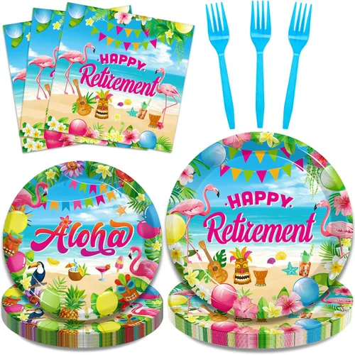 Miniatura 16 de Kepeel Juego de vajilla de 96 piezas para fiesta de 16º cumpleaños, decoraciones y suministros azul y plateado Feliz 16º Cumpleaños para niños