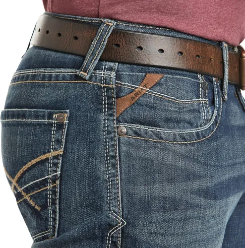 Miniatura 3 de ARIAT M5 Slim Deadrun - Jeans apilables de pierna recta para hombre