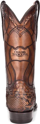 Miniatura 5 de Cuadra Botas Western para hombre en piel auténtica pitón, 1J1NPH