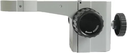 Miniatura 2 de Kit de accesorios para microscopio estéreo de 2.992 in, soporte para cabeza de microscopio negro, estante ajustable para soporte de microscopio