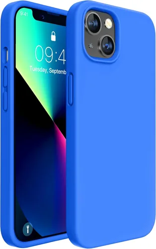 Miniatura 326 de Miracase Funda diseñada para iPhone 13, con protector de pantalla de vidrio templado, forro de microfibra suave antiarañazos, funda de goma