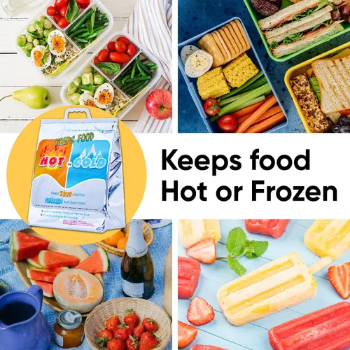 Miniatura 6 de Superio - Bolsas aisladas para frío y calor para entrega de alimentos, bolsas de compras de comestibles, almacenamiento de alimentos para comida 3