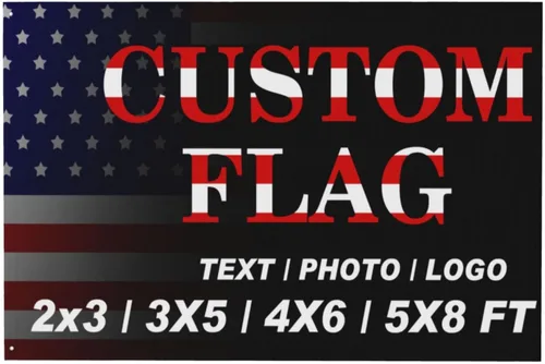 Miniatura 9 de Bandera personalizada de 2 x 3 pies, doble cara, 3 capas, banderas personalizadas para exteriores, diseña tu propio logotipo, imagen, foto, texto