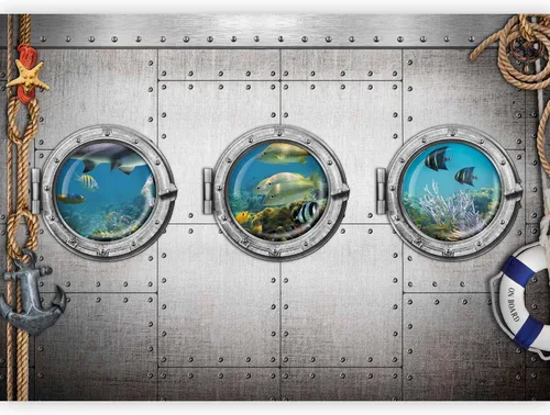 Miniatura 20 de artgeist Mural de pared premium mundo submarino, 98 x 69 pulgadas, papel tapiz no tejido XXL, decoración de pared de vellón, impresión fotográfica