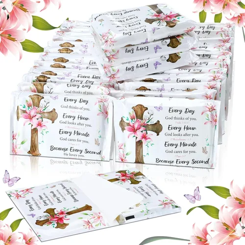 PerKoop Paquete de 100 pañuelos faciales desechables de tamaño de viaje, 3 capas, para Pascua, primavera, viajes, boda, invitados, escuela, cartera,