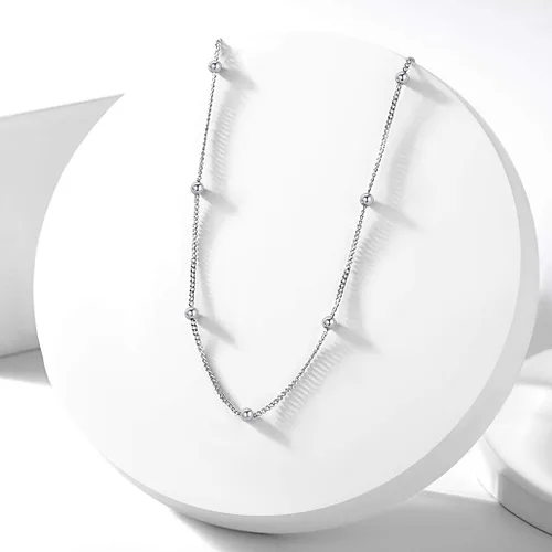 Miniatura 9 de Silvora Gargantilla para mujer, plata de ley, estrellas de luna dorada de 18 quilates, dije de cruz para adolescentes y niñas con embalaje delicado