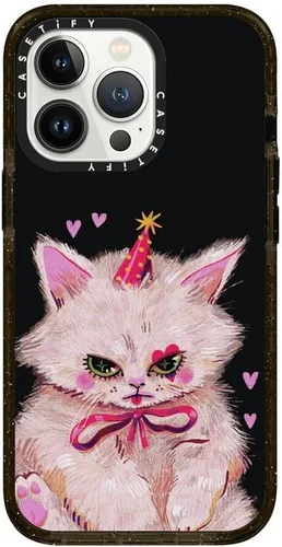 Miniatura 442 de Funda Impact de CASETiFY para iPhone 13 Pro Max con Magsafe - Estuche Claro Cuento de Invierno - Claro Negro Estuche transparente Winter Tale
