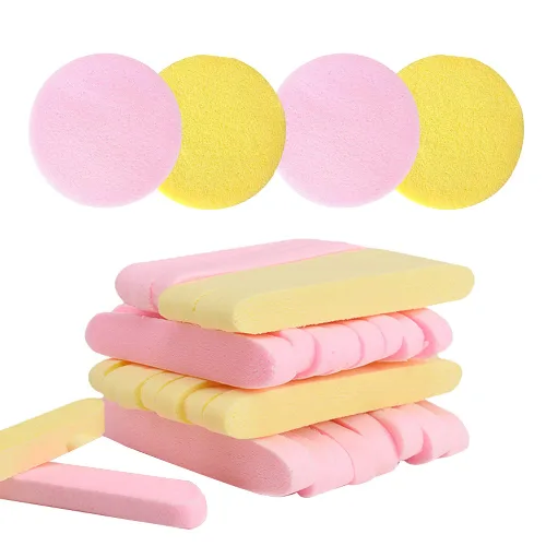 Miniatura 10 de Esponja facial comprimida, 60 unidades de PVA profesional para remoción de maquillaje, esponjas faciales redondas, almohadillas de spa, limpieza