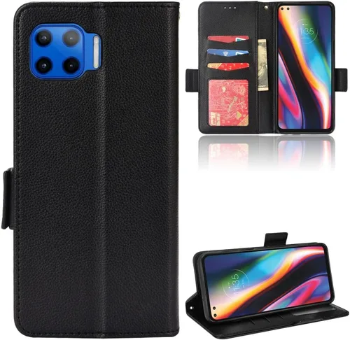 Miniatura 182 de Funda de piel sintética compatible con Motorola Moto E22 4G, funda de piel sintética compatible con Motorola Moto E22i 4G, color negro
