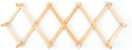 Miniatura 8 de Fox Run Estante de pared extensible de madera de haya para tazas de café