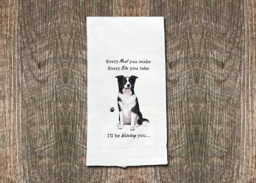Miniatura 5 de Border Collie - Toallas de cocina suaves, altamente absorbentes, regalos de Border Collie, para platos y paños de cocina, reutilizables, de secado