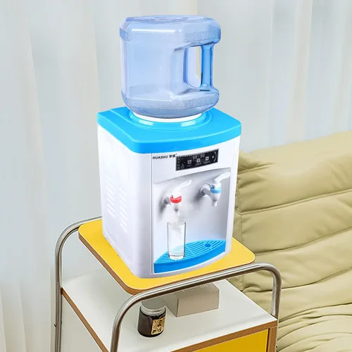 Miniatura 5 de Dispensador de agua fría y caliente para botella de 5 galones, máquina eléctrica de agua potable para encimera de carga superior, dispensador