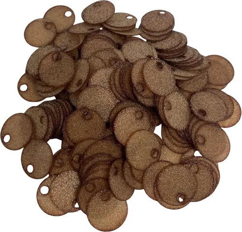 Miniatura 8 de Paillettes de lentejuelas redondas planas de 0.787 in, 285 piezas de 0.78 pulgadas, agujero de 0.78 pulgadas, surtido de lentejuelas acrílicas, 1,76