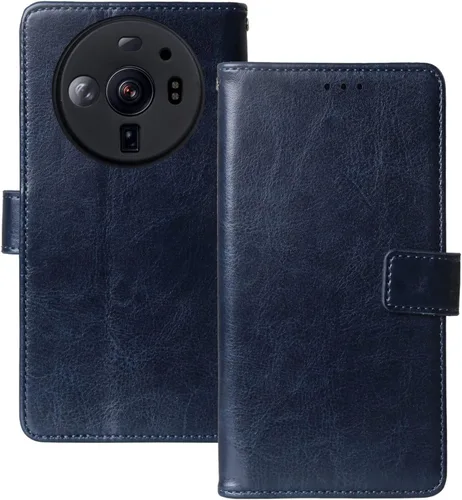 Miniatura 9 de Stand Premium Retro Business Flip Leather Case Protector Bumper for Xiaomi 12S Ultra 6.73" TPU Silicone Protection Phone Cover Skin Folio Book Card
