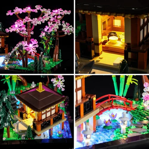Miniatura 5 de LIGHTAILING Kit de iluminación LED para Lego- 10315 modelo de bloques de construcción de jardín tranquilo - Juego de luces LED compatible
