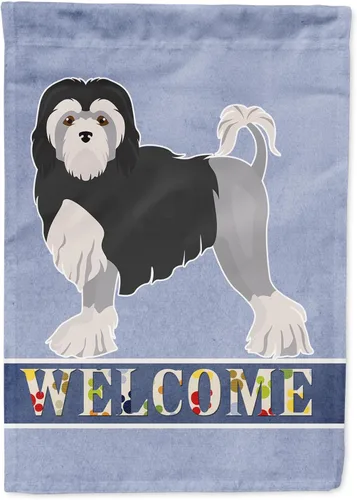 Miniatura 136 de Caroline's Treasures CK3647CHF - Bandera de bienvenida con diseño de bulldog francés, manga grande, para porche, para colgar en la pared, poliéster