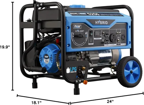 Miniatura 3 de Pulsar Generador portátil de combustible dual de 5,250 W con tecnología Switch and Go, PG5250B