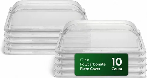 Miniatura 11 de Restaurantware Cater Tek - Cubierta de placa de policarbonato de 8.5 pulgadas, 1 cubierta de plato inastillable, lavable en lavavajillas para platos