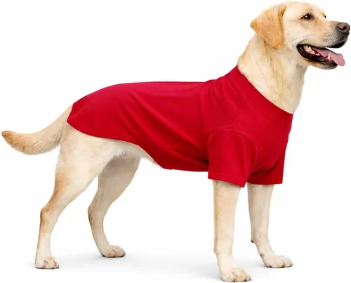 Miniatura 16 de Lovelonglong 2019 - Ropa para mascotas, Disfraces para Perro, Ropa Camisetas en blanco para Perros Grande Medianos Pequeños 100% Algodón 18