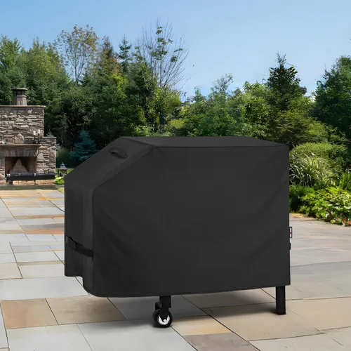 Miniatura 7 de Unicook Cubierta de parrilla de 28 pulgadas para estación de cocina Blackstone y Nexgrill, cubierta de parrilla de barbacoa con parte superior plana