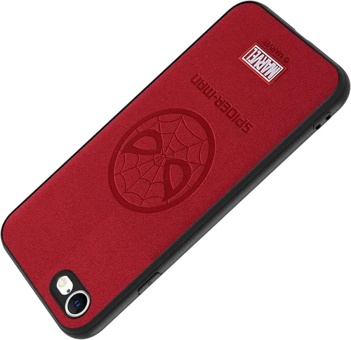 Miniatura 6 de IRON SPIDER Funda para iPhone SE 2020 y iPhone SE 2022, con personaje de superhéroe compatible con iPhone 8, funda de piel color rojo