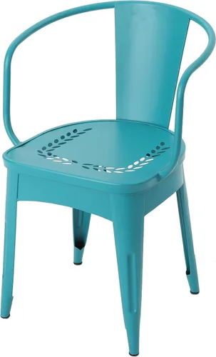 Miniatura 6 de Christopher Knight Home Lourdes Iron Bistro - Juego de 3 piezas, color verde azulado mate